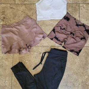 Womens/girls Size XS/S Lot Workout Wear/shorts